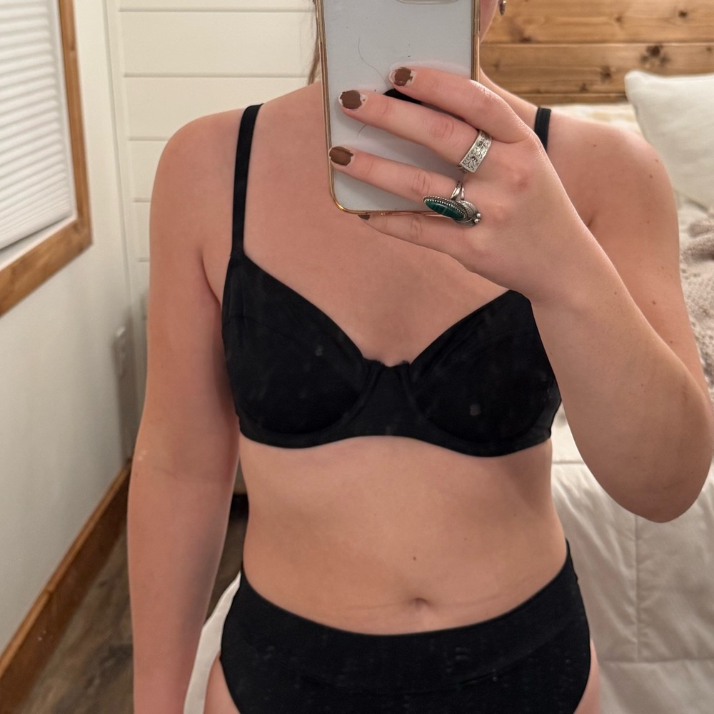 Aerie Black Women's Bra Set